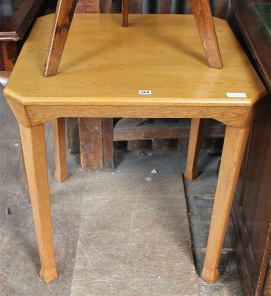 Light oak breakfast table